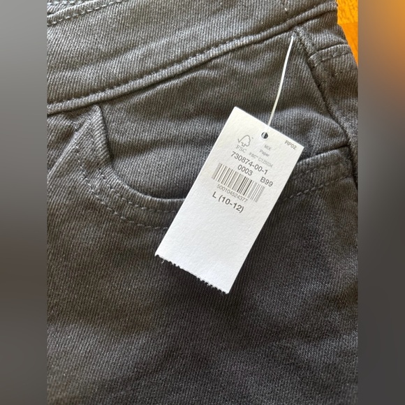 New 2 pair OLD NAVY girls boot cut jeans black LARGE 10 12 - Picture 5 of 8